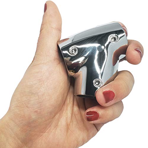NRC&XRC Marine Grade 316 Stainless Steel Polished Left and Right Hand Rail Fitting- 60 Degree T/Tee for 7/8" Tube - Image 3
