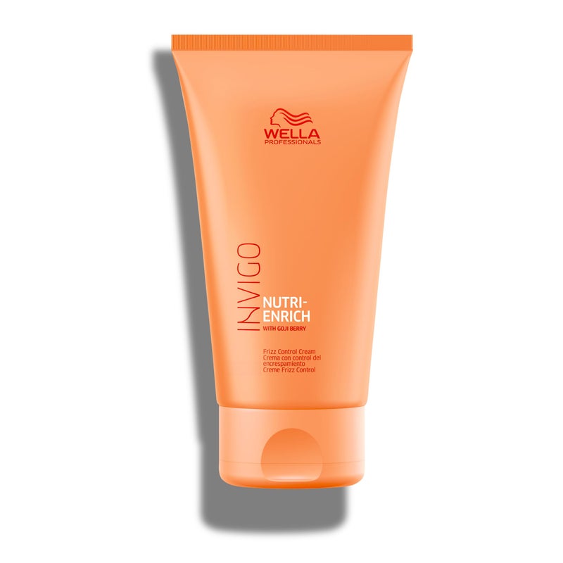 Wella Professionals Invigo Nutri-Enrich Frizz Control Cream with Goji Berry | For Dry or Stressed Hair | Deep Nourishment, Smoothness & Anti-Frizz Styling Cream | 5.07 oz - Image 1