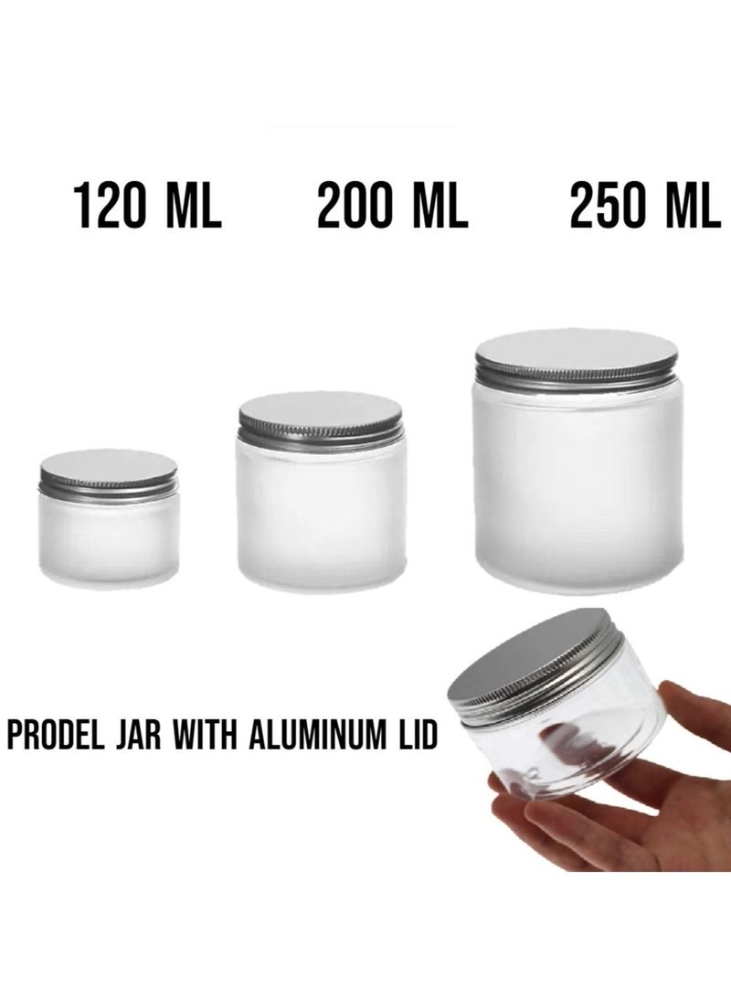 Prodel Pet Jar Round 120 ML With Aluminum Cap - Image 3