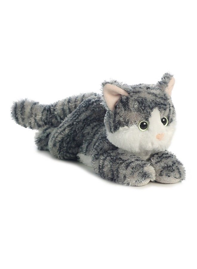 Aurora World Aurora Flopsie 12" Lily Gray Tabby Cat - Image 1