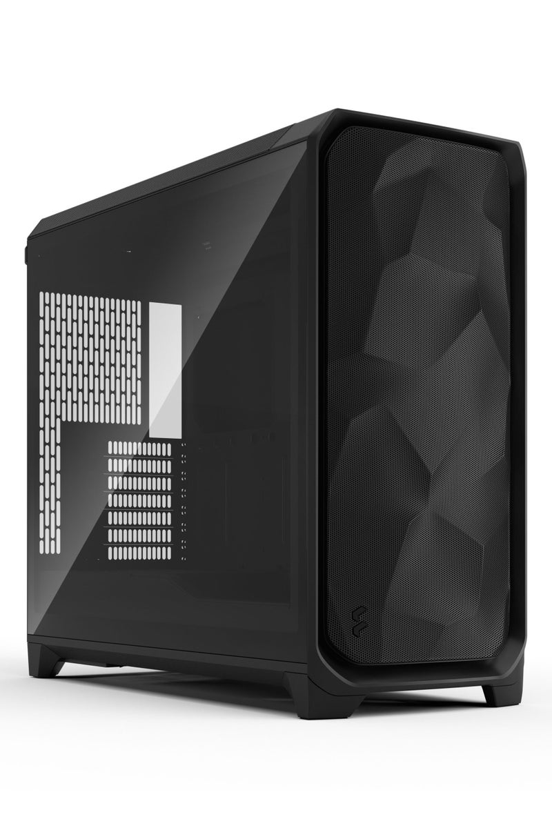 Fractal Design Meshify 3 XL Full Tower PC Case Black with Light Tint Tempered Glass Side Panel, USB-C 20Gbps, 2×USB 3.0, High Airflow Front Mesh, Cable Management with 37.5mm Clearance, Tool-Free Panels, 3×140mm Fans Included, TG Light Tint Black | FD-C-MES3X-02 - Image 1