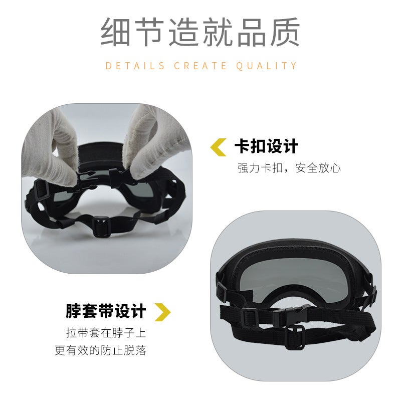 Pet Glasses, Medium And Large Dog Goggles, Windproof And Uv-Proof, Cool For Small Dogs With Po Glasses - Image 4