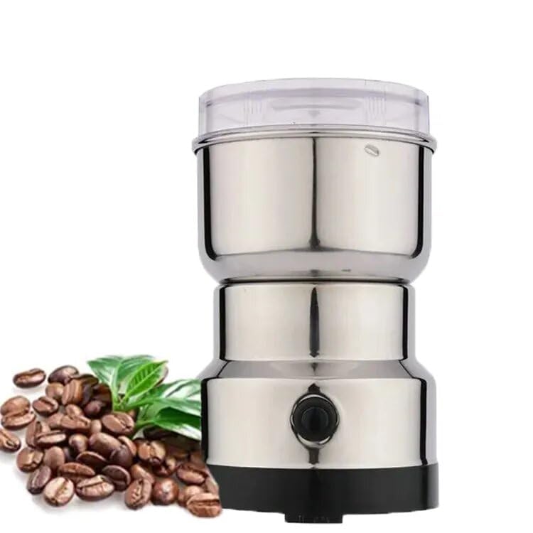 ABUDIT Stainless Steel GrinderSpice Coffee Grinder Dry Masala Grinder Masala Mixer Grinder Mini Mini Masala Grinder Mini Mixer Grinder Spice Grinder Mini - Image 1