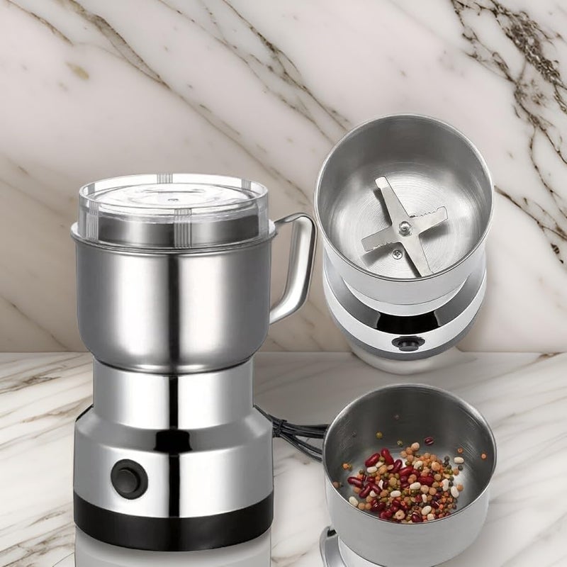 ABUDIT Stainless Steel GrinderSpice Coffee Grinder Dry Masala Grinder Masala Mixer Grinder Mini Mini Masala Grinder Mini Mixer Grinder Spice Grinder Mini - Image 5
