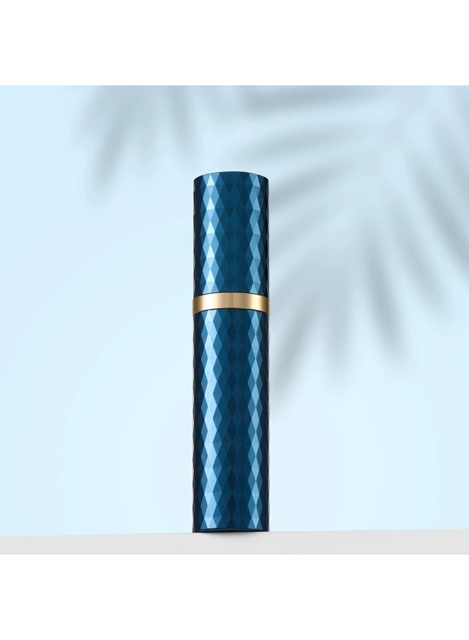 بخاخ عطر قابل لإعادة التعبئة بتصميم ماسي | زجاجة رذاذ ذاتية التعبئة من الأسفل للسفر، زجاجة رذاذ صغيرة قابلة لإعادة التعبئة للنساء والرجال، للسفر والخروج - Image 1