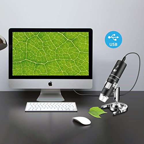 STPCTOU Microware Wireless Digital Microscope 50X-1000X 1080P Handheld Portable Mini WiFi USB Microscope Camera with 8 LED Lights for iPhone/iPad/Smartphone/Tablet/PC - Image 3