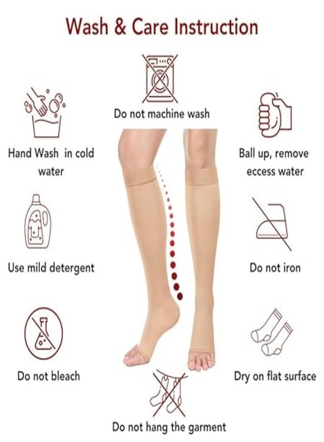 KUDIZE Compression Below Knee for Knee pain relief Knee, Calf & Knee support. (XL) - Image 3