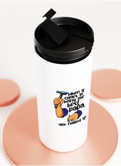 LIT White Tumbler Funny Papa Quote Straight Tumbler Best Papa Quote you are best papa  - Image 5