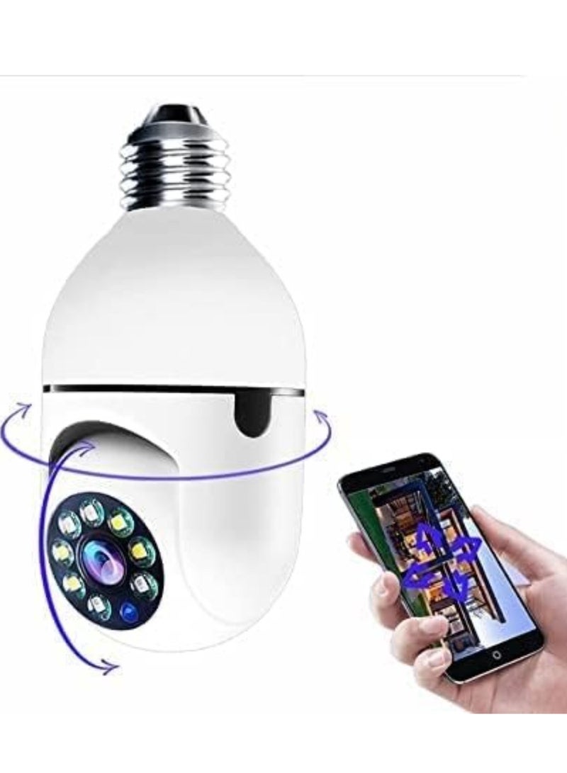 Generic Ptz WiFi Outdoor Wireless Bulb Camera 1080P with Color Night Vision Recording  - Image 1