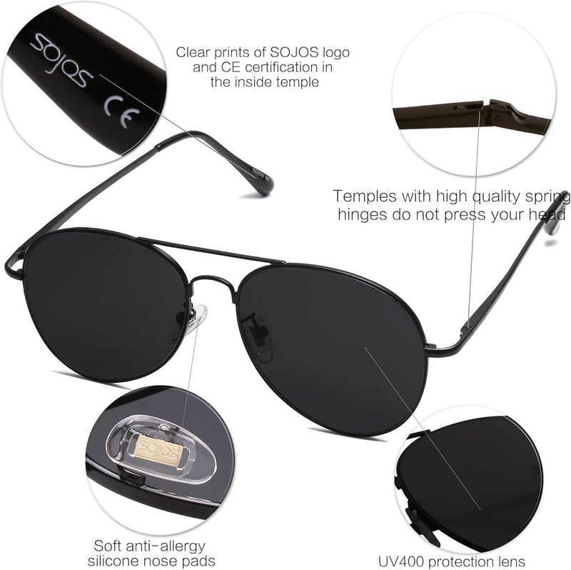 Sojos Scratch resistant womens Sj2113 Sunglasses (pack of 1) Easy clean surface - Image 5