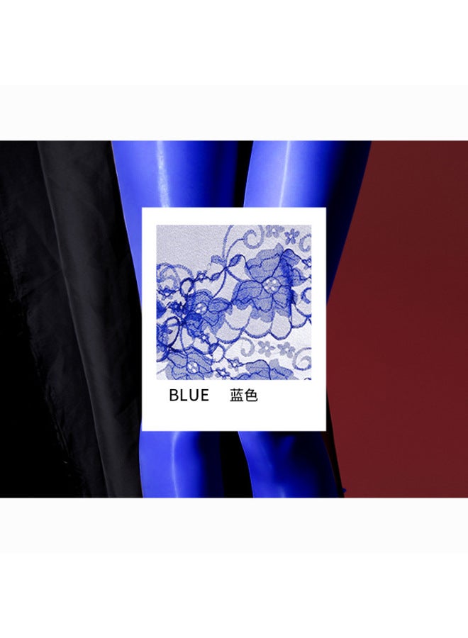 Transparent Mesh Underwear One-piece Silk Stockings Oil Bright Silk Sliding Stockings 912 Open-crotch High Waist Hip-lifting Horse Oil Stockings