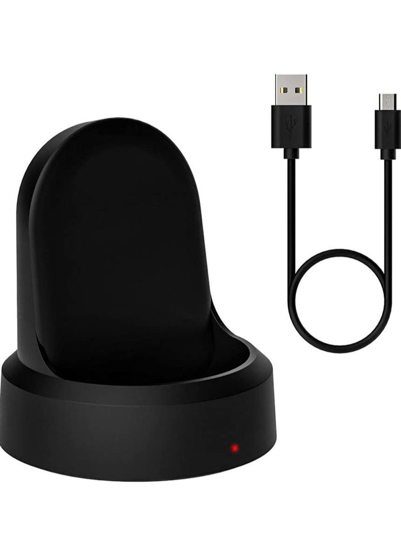 Wireless Charging Dock Cradle Charger compatible with Samsung Gear S3 Classic Frontier Smart Watch Charging Dock Watch - Image 1