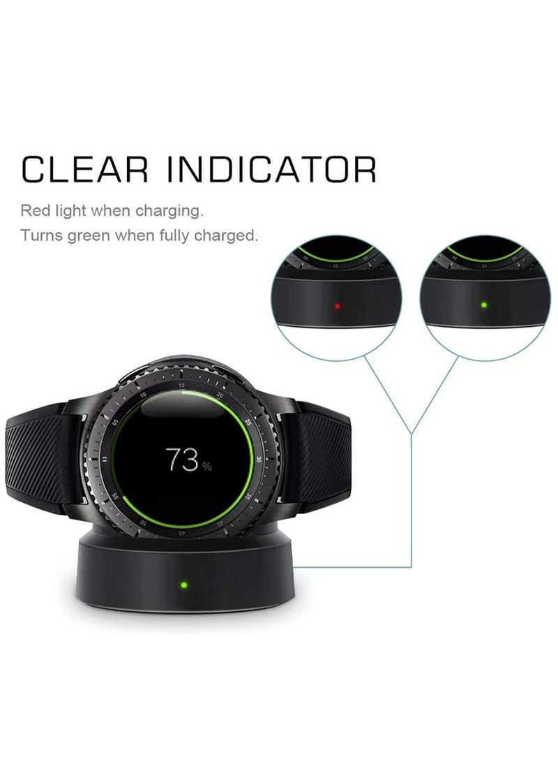 Wireless Charging Dock Cradle Charger compatible with Samsung Gear S3 Classic Frontier Smart Watch Charging Dock Watch - Image 5