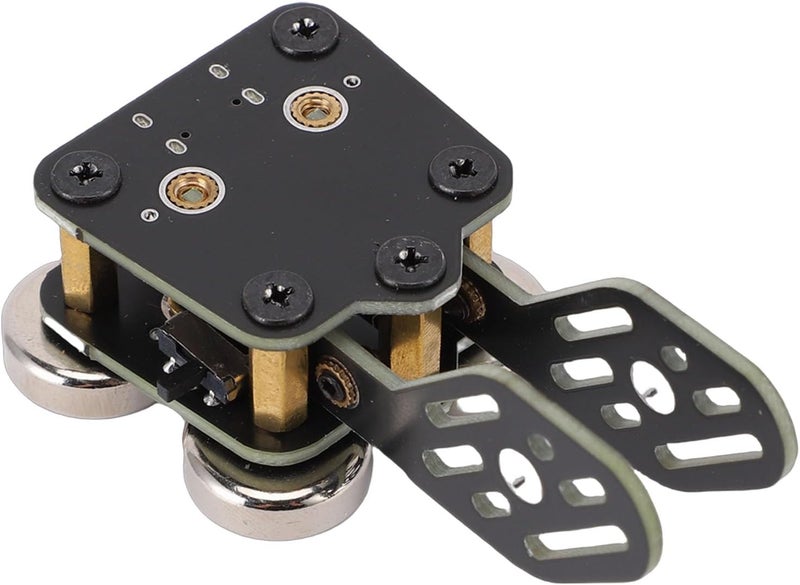 Focket CW Key, Strong Magnetic Base Double Paddle Morse Code Key, Portable PCB Material with 3.5mm Jack Type C Port for Smartphone Computer Ham Radio - Image 2