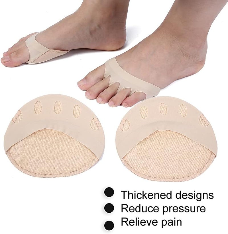 klarako Metatarsal Pads, 2 Pairs Toe Separator High-Heeled Shoes Breathable Forefoot Pad Stress Pain Relief Forefoot Patch Fit for Heels & Shoes Shoes(color) - Image 2