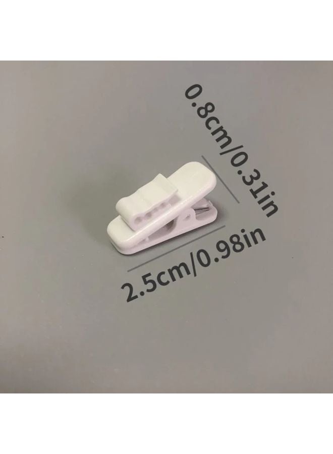 10 Pcs Black Headphone Cable Fixing Clip Adjustable Length Earplug Collar Binding Wire - Image 4