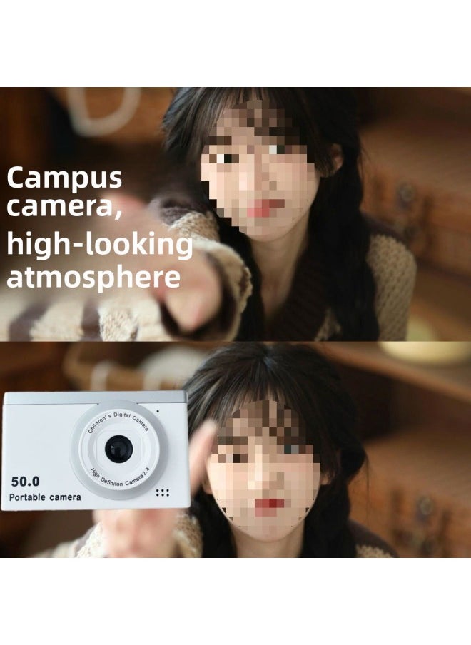 Generic Ccd Camera High-definition Dual-camera Digital Student Version Can Take Photos Can Be Transmitted Mobile Phone Listening To Music Travel Record Camera-Body Color:Roland Purple [standard List Photo - Flash + Photo] - Single/one Strawberry Bear/sticker - No Camera  - Image 5