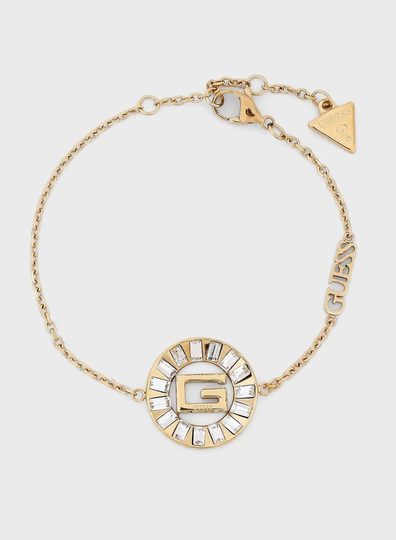 GUESS Baguette Coin Bracelet