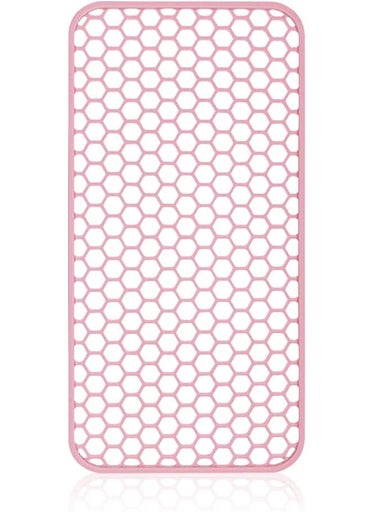 Large Heat Resistant Mat for Hair Styling Tools Silicone Heat Pad for Curling Iron Portable Travel Flat Iron Mat for Hair Straightener Curler Wand Hot Waver Pink