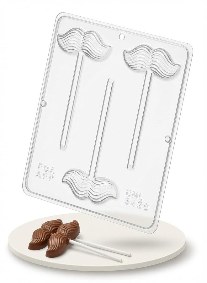 Lollipops Mustache Lollipop Chocolate Candy Mold Moustache 3426 - Image 5