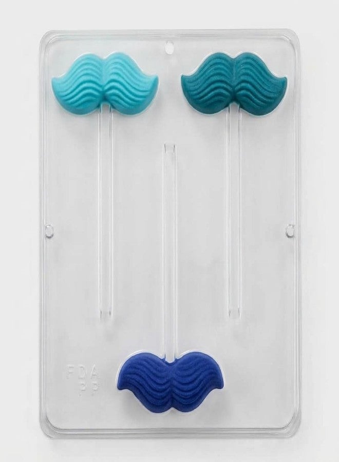 Lollipops Mustache Lollipop Chocolate Candy Mold Moustache 3426 - Image 1