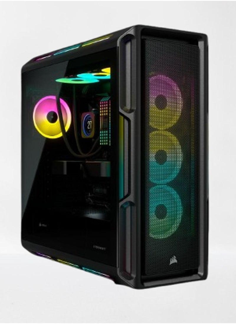 NANOTECH - كمبيوتر ألعاب نانوتك - معالج Intel Corei5 12400F، RTX 4070 12GB، ذاكرة وصول عشوائي 32GB 3600 DDR4، SSD 2TB، مبرد AIO، نظام التشغيل Windows 11 - Image 1