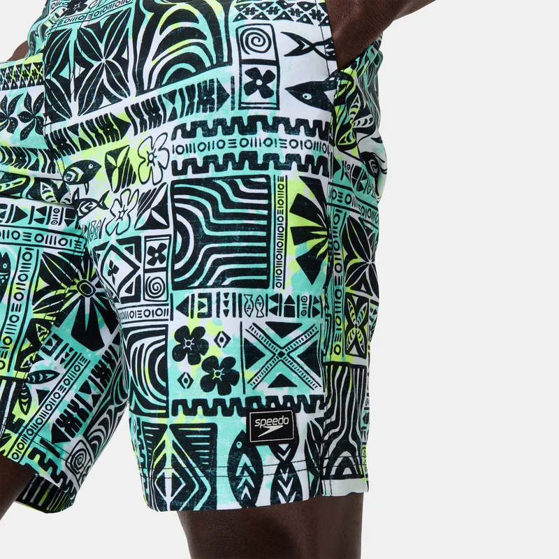 speedo Men's Printed Bondi Swimming Shorts