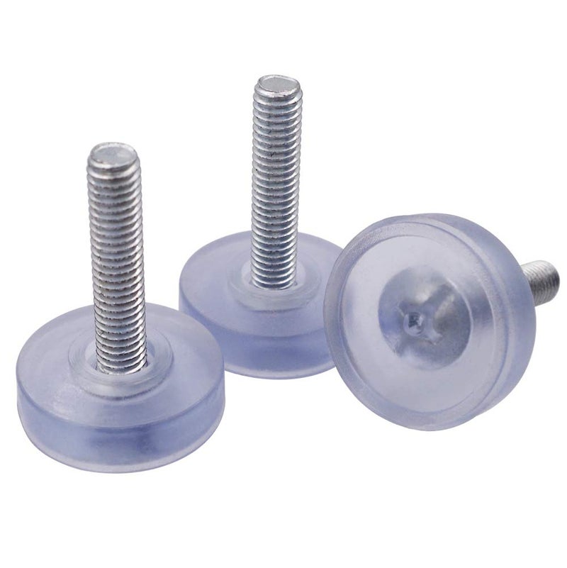 Wolfride Wolfride 20Pcs M6 Screw On Furniture Glide Leveling Foot Adjuster for Furniture Legs Leveler