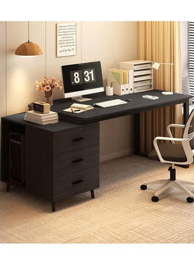 keke Multifunctional Computer Workstation Desk 100 CM with 3 Drawers for Home Office - Image 3