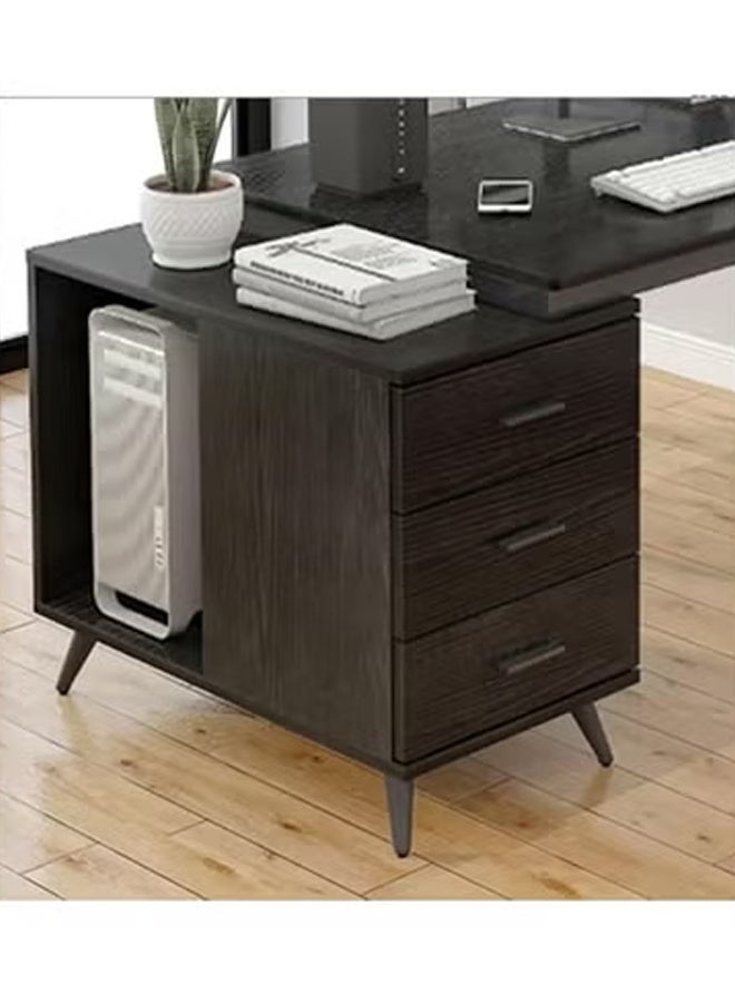 keke Multifunctional Computer Workstation Desk 100 CM with 3 Drawers for Home Office - Image 2