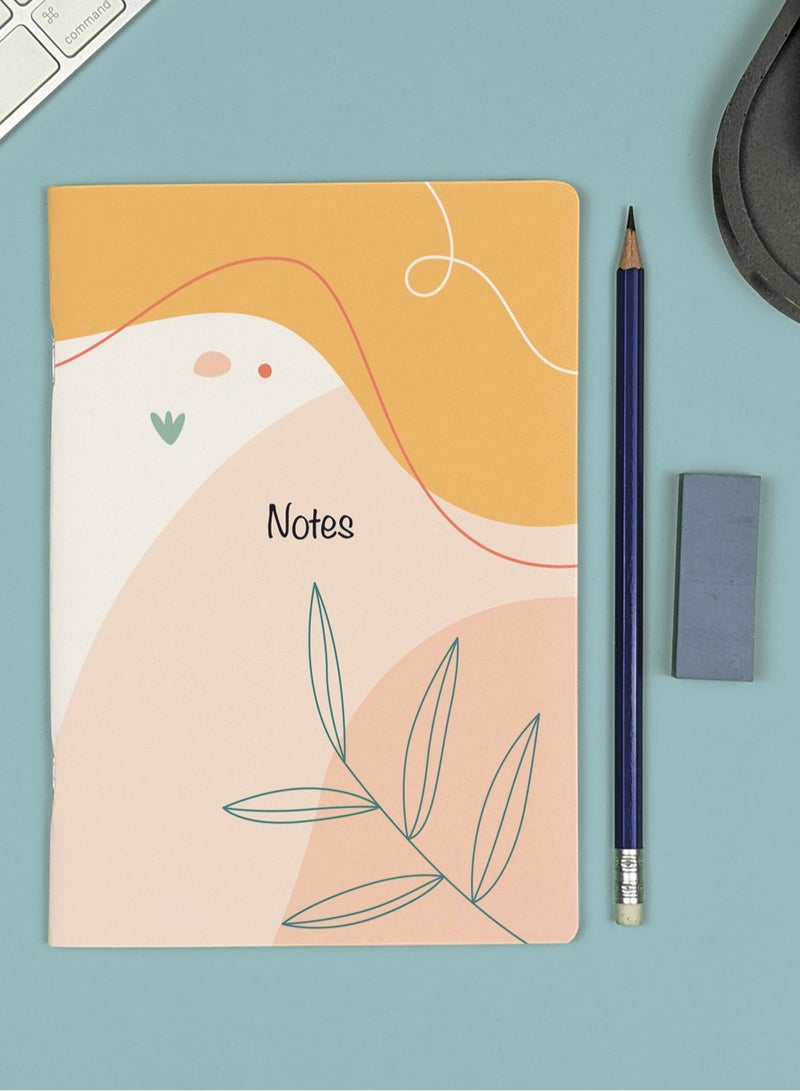 Dxign Co - Personalised A5 Notebook, Mellow Apricot, 72 Pages - Image 2