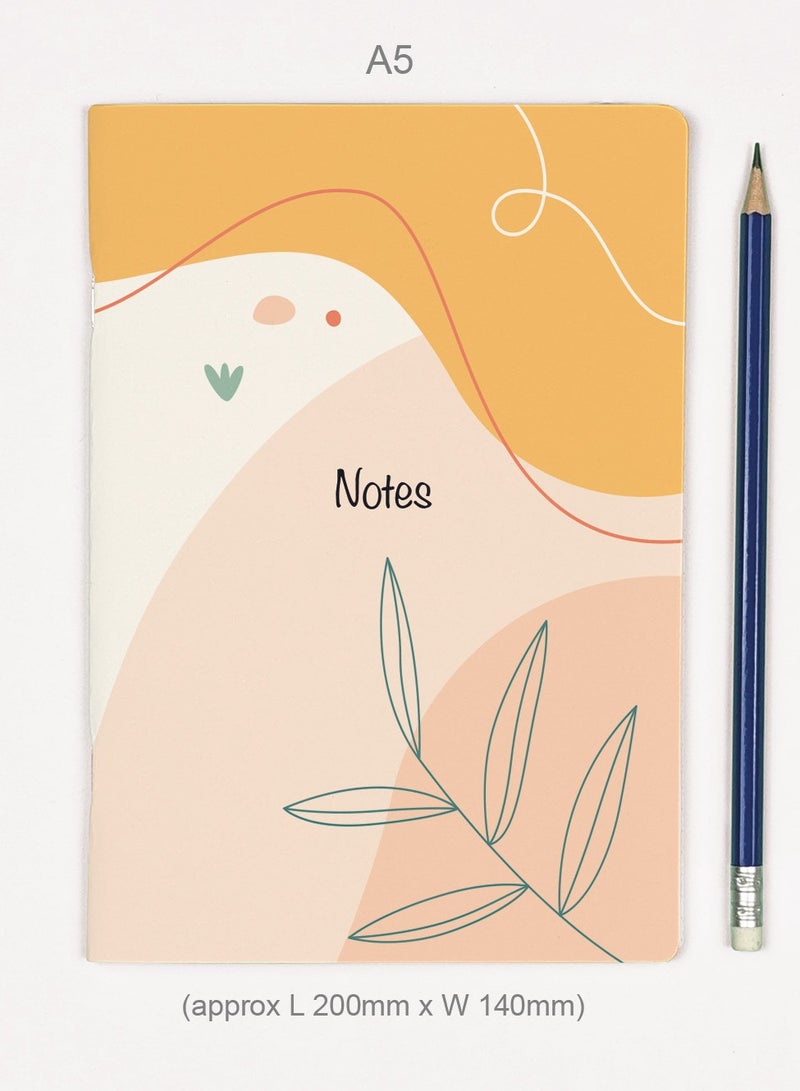 Dxign Co - Personalised A5 Notebook, Mellow Apricot, 72 Pages - Image 4