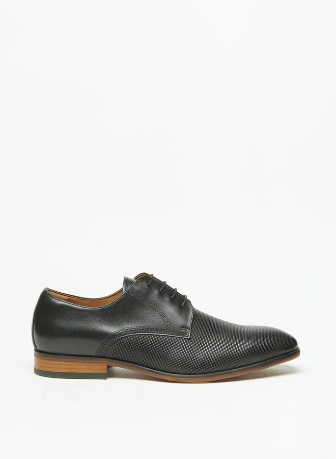 DUCHINI Men's Derby Shoes with Lace-Up Closure