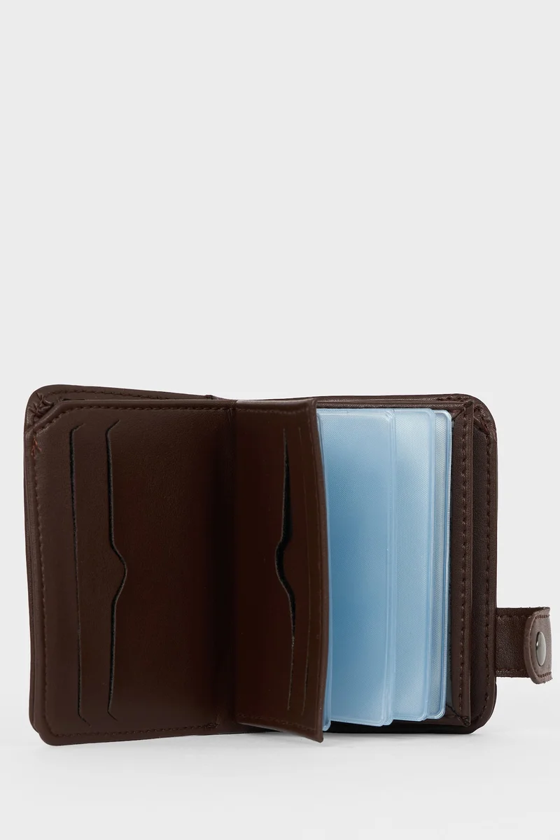ديفاكتو Man Faux Leather Wallet
