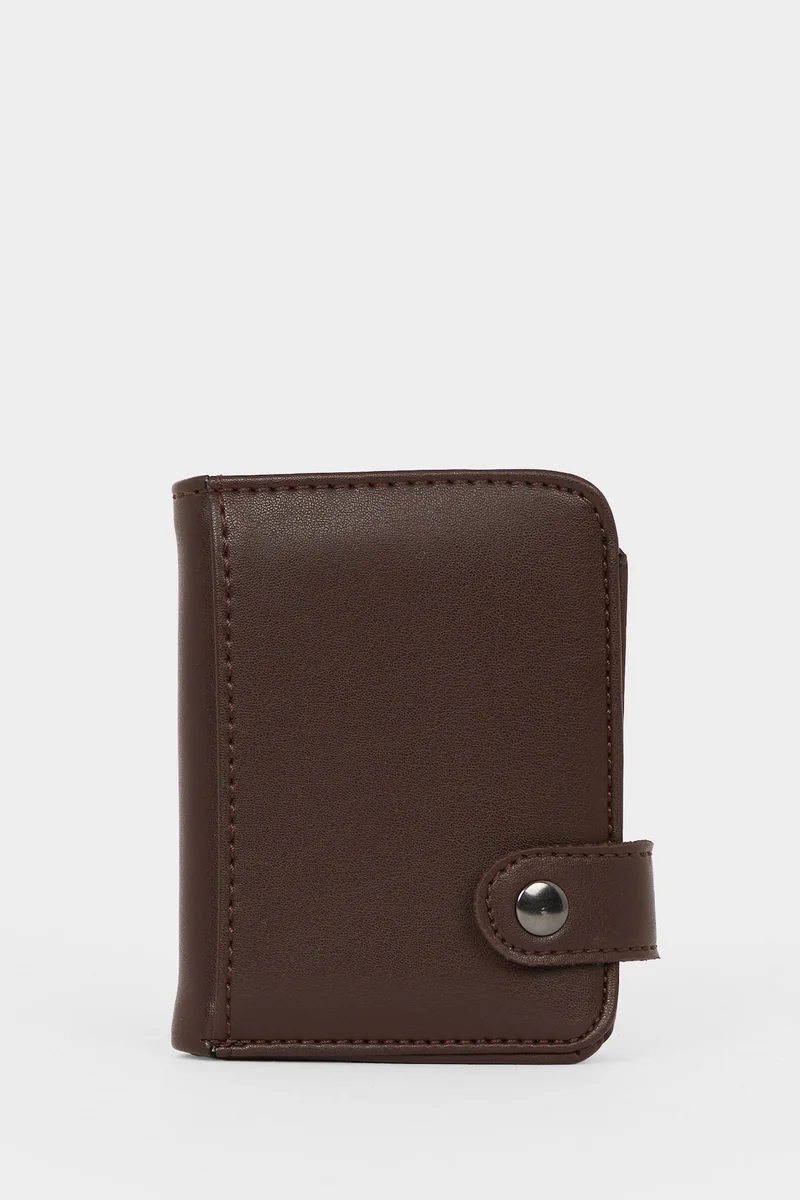 ديفاكتو Man Faux Leather Wallet