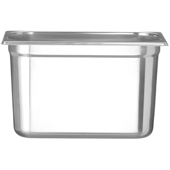 rayihni Recipiente Gn 13Contenedor GnApilableResistente A Temperaturas De 40 A 300CApto Para HornosCongeladoresCalientaplatosBao Mara78L325X176XH 200MmAcero Inoxidable 1810 - Image 2