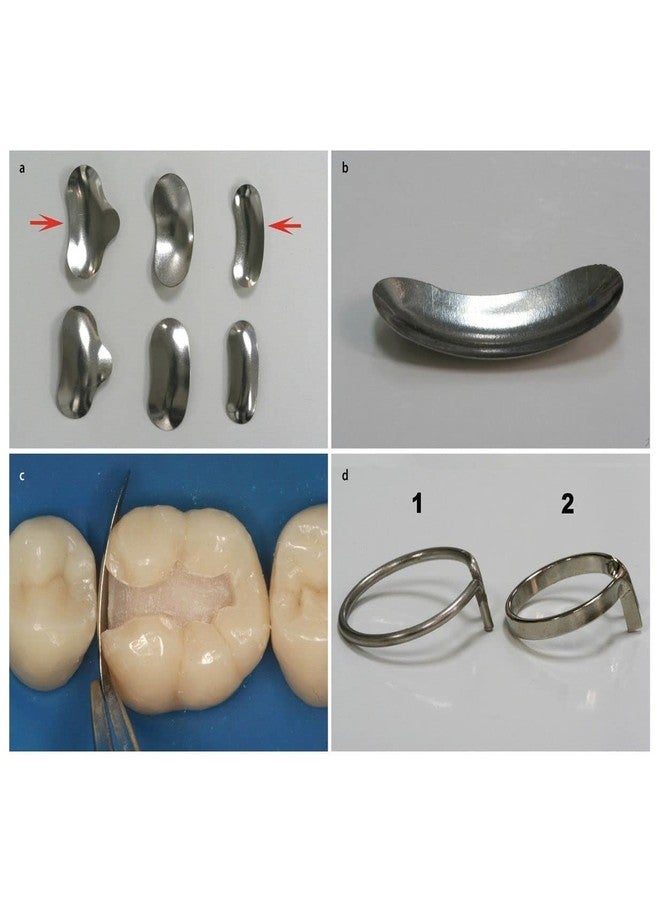 InstruDent مجموعة قوالب InstruDent المقطعية المُشكّلة | فولاذ مقاوم للصدأ | مُشكّلة تشريحيًا مسبقًا لترميمات أسنان دقيقة | قوة شد فائقة | متينة وسهلة الاستخدام لأطباء الأسنان المحترفين - Image 2