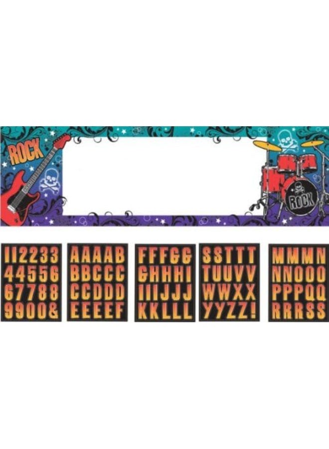 Amscan Rock'n'roll banner to personalize