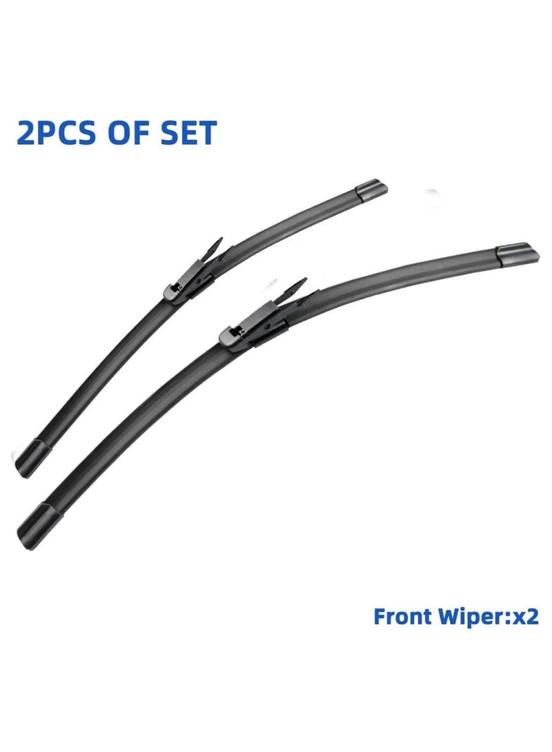 Jaguar XF 2008 2009 2010 2011 2012 2013 2014 2015 Front Wiper Blades Windshield Windscreen - Image 2