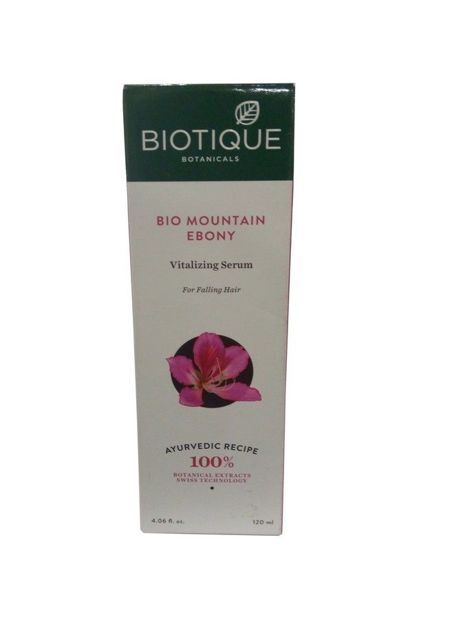 Biotique Bio Mountain Ebony Vitalizing Serum For Falling Hair (120Ml) (Pack Of 2) - Image 1