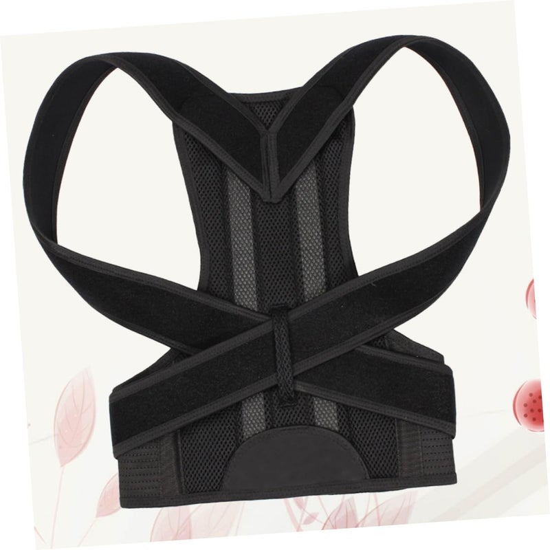 Posture Corrector For Men And Women Hunchback Correction Belt Elastic Back Support Black Large - Image 5