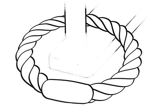 MABUA Ring Toss Game for Outdoor 25 Ropes, 5 Pegs,1 Carry Bag Yard, Outdoor Games for Adults – Ring Toss Rings, Backyard, Horse, Fun, Lawn, Outside, Indoor, Ring Toss Games (10 Quoits Ropes) - Image 3