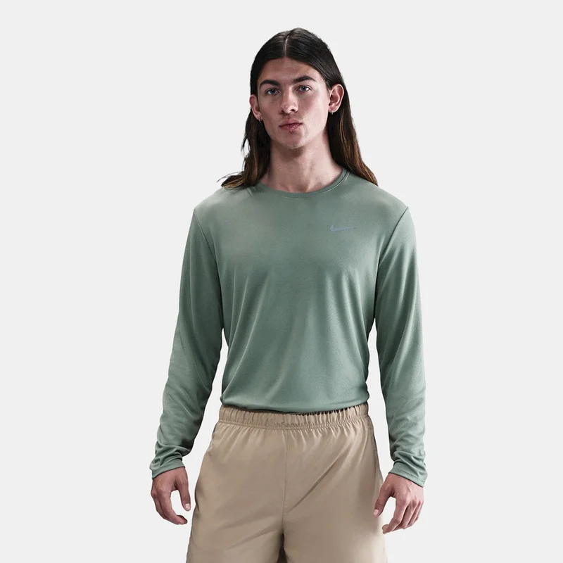 نايكي ميلر تيشيرت دراي-فت UV رانينج بأكمام طويلة للرجال