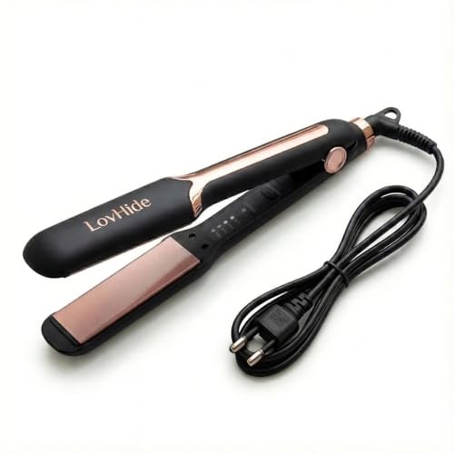 LovHide Professional Hair Straightener for Women | Ceramic Tourmaline Plates | Fast Heating | High Temperature | Suitable for All Hair Types - Image 1