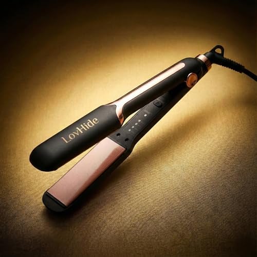 LovHide Professional Hair Straightener for Women | Ceramic Tourmaline Plates | Fast Heating | High Temperature | Suitable for All Hair Types - Image 5