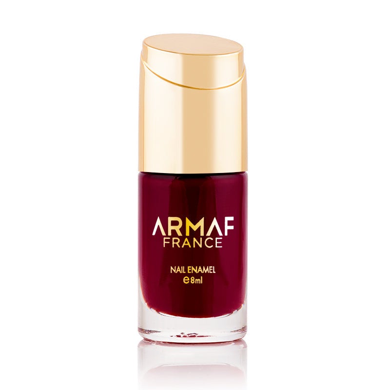 Armaf France Glitter Nail Enamel 8ml, Magenta Beauty, Long Lasting Nail Polish, Shimmer Finish High Shine, Quick Dry Resistant Nail Colour, Long Lasting, Lightweight & Non Sticky, Best For Every Outfit