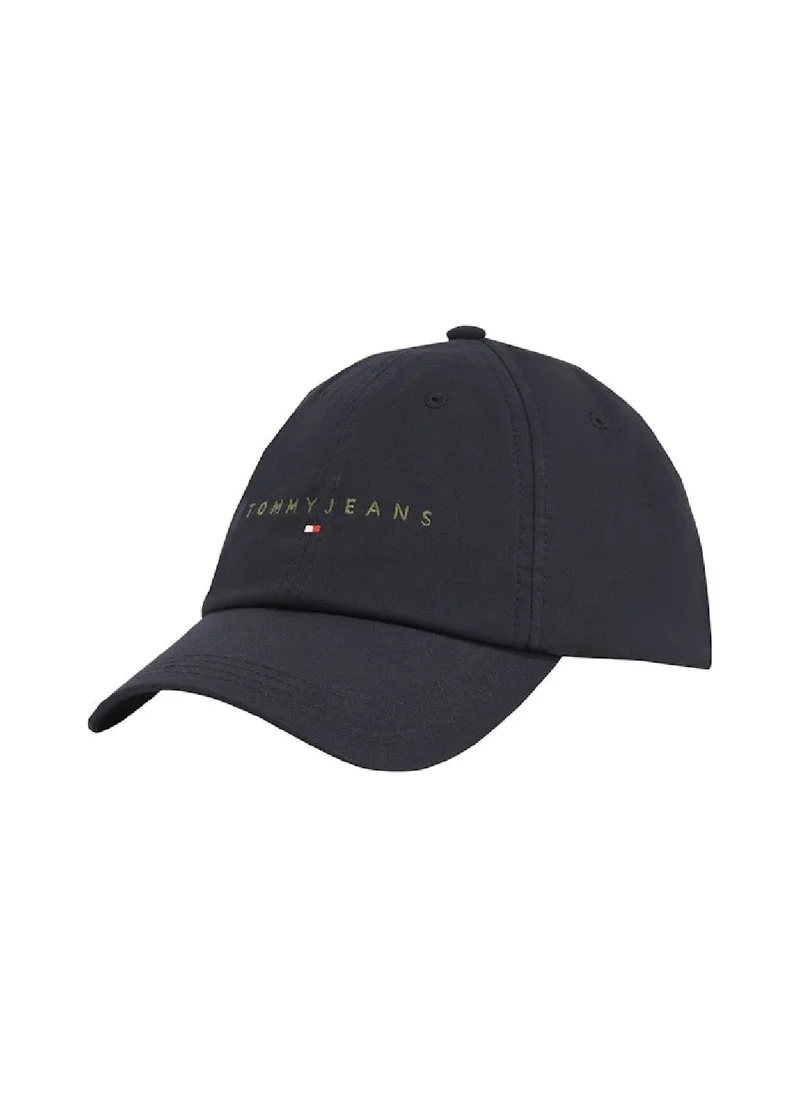 TOMMY JEANS Men's Heritage Logo Embroidery Baseball Cap - Cotton, Black