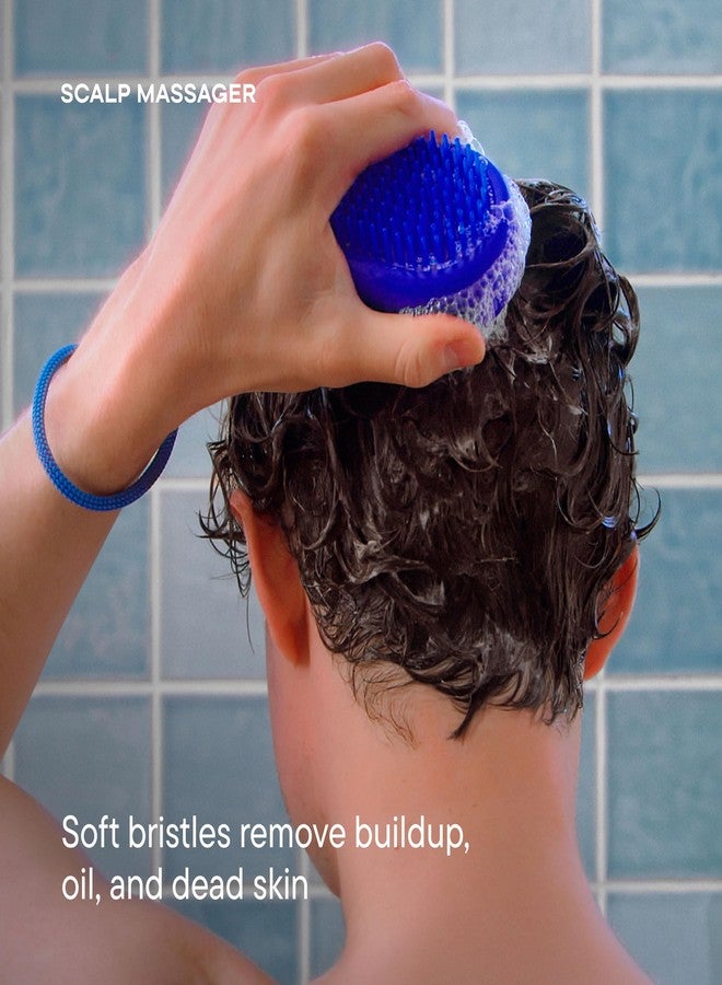 Harry's Scalp & Body Scrubber for Men - 2 Count - Flexible Exfoliating Shower Brush for Scalp Massage and Body Cleansing - Image 4