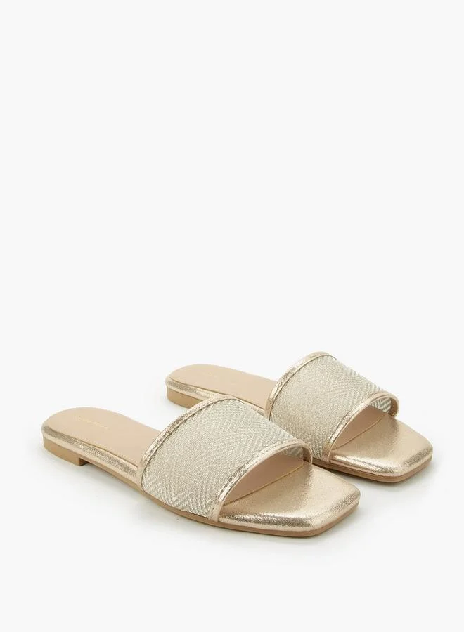 Flora Bella By Shoexpress Women Metallic Flat Sandals