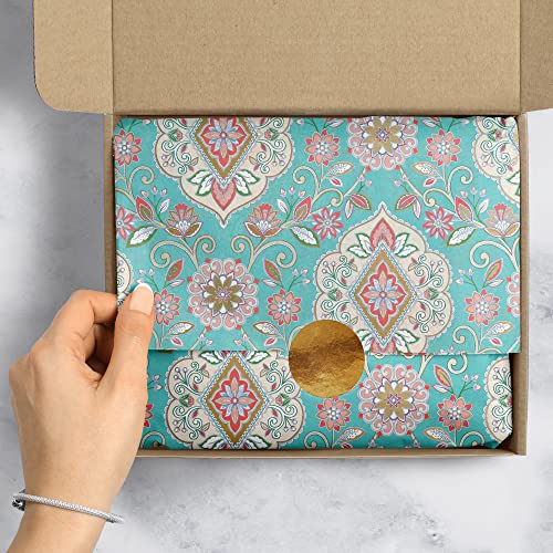 Jillson Roberts 24 Sheet-Count Premium Printed Tissue Paper Available in 8 Different Floral Designs, Floral Tapestry - Image 4